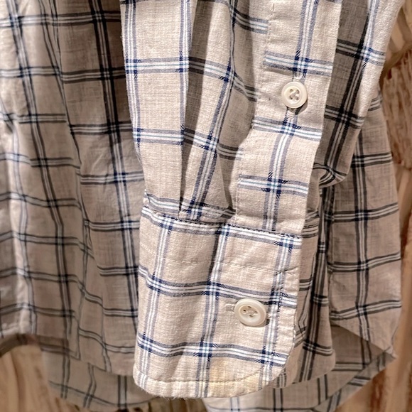 EUC Billy Reid 100% Cotton Plaid Button Down /XL/ - Picture 5 of 9